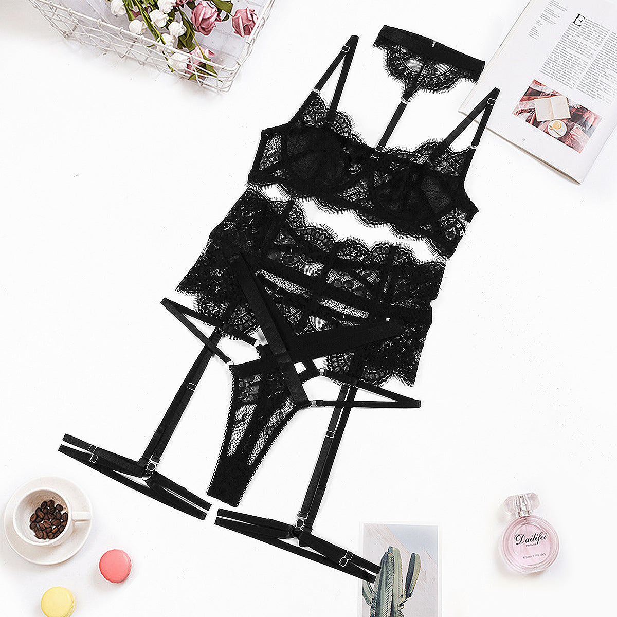 Luxurious Black Lingerie 5 - Set